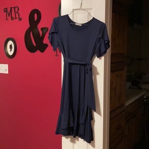Navy blue dress